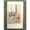 Image 3 : Early 1900's Japanese Bookplate Print, Little Sister Snow