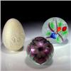 Image 1 : LOT OF 3: Abelman, Chinese, Tedesco Paperweights
