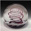Image 1 : Selkirk Glass 1984 Carousel Abstract Paperweight