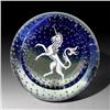 Image 1 : Caithness Glass 1997 Silver Unicorn Paperweight