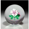 Image 1 : Selkirk Glass Pink Wild Rose Paperweight