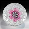 Image 2 : Flower In The Rain Flower And Bubbles Paperweight