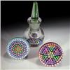 Image 1 : LOT OF 3 Perthshire Paperweights, Perfume Bottle