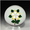 Image 1 : John Deacons Yellow and White Anemone Paperweight