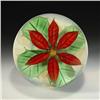 Image 1 : Lundberg Studios Poinsettia Compound Paperweight