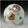 Image 1 : Lundberg Studios 1979 Flowers Vines Paperweight