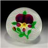 Image 1 : Chinese Pansy And Bud Paperweight