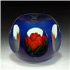 Image 1 : Robert Wetzel Red Crimp Rose Paperweight
