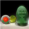 Image 1 : LOT OF 3: Chinese, 2 Antique Paperweights