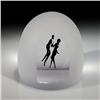 Image 1 : Alison Ruzsa Dancing Couple Frosted Paperweight