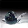 Image 1 : Swedish FM Art Dichroic Crystal Snail Paperweight