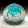 Image 1 : Caithness Glass Vortex Blue Abstract Paperweight