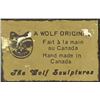 Image 9 : Wolf Original Canadian Soapstone Inuit Sculpture