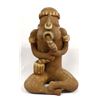 Image 1 : Pre Columbian Pottery Flute Player Replica