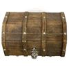 Image 10 : Wood Treasure Chest Jewelry Box
