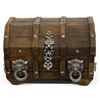 Image 1 : Wood Treasure Chest Jewelry Box
