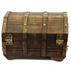 Image 7 : Wood Treasure Chest Jewelry Box