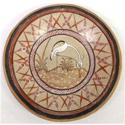 Vintage Mexican Tonala Pottery Plate by Melchor