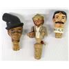 Image 1 : Vintage Character Barware Bottle Stoppers
