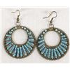 Image 1 : Beaded Hoop Earrings