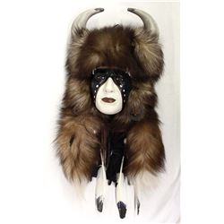 Native American Style Buffalo Warrior Spirit Mask