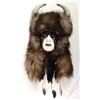 Image 1 : Native American Style Buffalo Warrior Spirit Mask