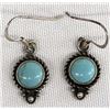 Image 1 : Vintage Navajo Sterling Turquoise Earrings