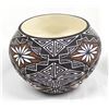 Image 3 : Native American Acoma Eye Dazzler Pottery Bowl