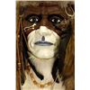Image 2 : Native American Style Pottery Buffalo Warrior