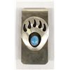 Image 1 : Native American Navajo Bear Paw Money Clip