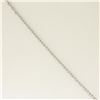 Image 5 : 14kt White Gold 0.20 ctw Diamond Solitaire Pendant Necklace