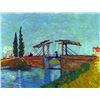 Image 1 : Van Gogh - The Anglois Bridge At Arles (The Drawbridge)