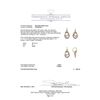 Image 3 : 0.58 ctw Diamond Earrings - 14KT Tri-Color Gold