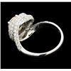 Image 3 : 14KT White Gold 2.24 ctw Diamond Ring