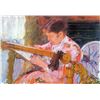 Image 1 : Mary Cassatt - Lydia At The Cord Framework