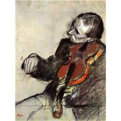 Edgar Degas - Study Of Violinist