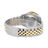Image 7 : Rolex Mens 2 Tone Blue Vignette String VS 3 ctw Channel Set Diamond Datejust 36M