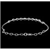 Image 2 : 0.51 ctw Diamond Bracelet - 14KT White Gold