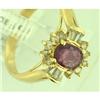Image 1 : Vintage 1.03ct Ruby & Diamond 14k Y Gold Ring #1384254