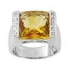 Image 1 : Citrine & Diamond Ring #1384273