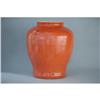 Image 1 : Antique  Chinese  Orange  Glazed  Ginger  Jar  #1384304