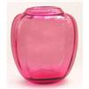 Cranberry Glass Art Deco Vase #1384571