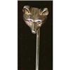 Gold FOX Stickpin, 14k w/ Gem Stone Eyes, c. #1396091