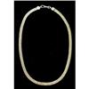 VICTORIAN 14k Gold Mesh Chain Necklace, c. 1890#1396107