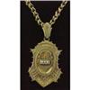 Image 1 : VICTORIAN GF Etruscan Rev Locket & Chain #1396118