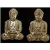 Huge 14k Gold BUDDHA CUFFLINKS, c. 1960s #1396274