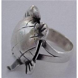 NAVARRETE Sterling Turtle Ring - Spratling #1396275