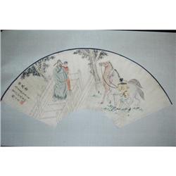 20th Century Chinese Fan Painting #1396413