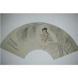 20th Century Chinese Fan Painting #1396424