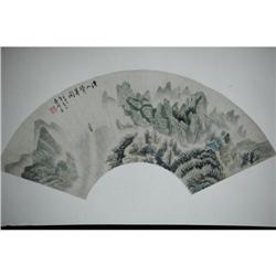 20th Century Chinese Fan Painting #1396435